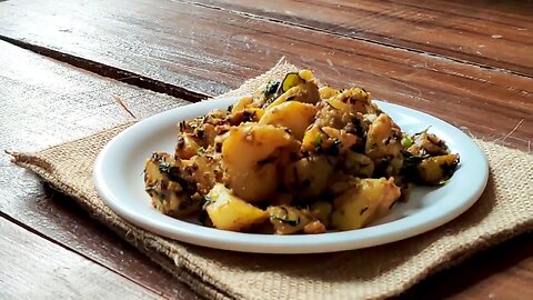 Classic Indian Dish: जीरा आलू मिनटों में Quick Cumin Potato (Hindi) (Watch & Prepare)