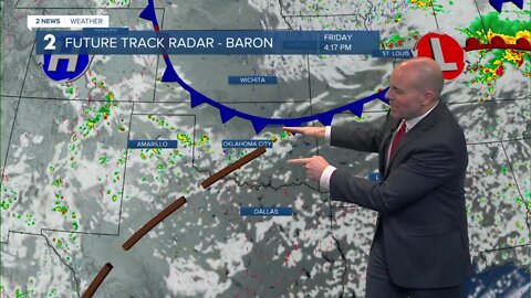 Hot Friday, Pop-up Storms Possible