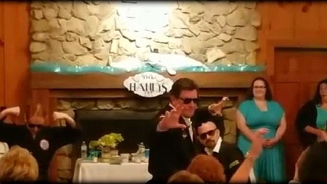 Men In Black..Belts! Wedding Dance Video