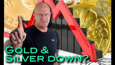 Silver & Gold down on deflation & Debt and Rate woes?