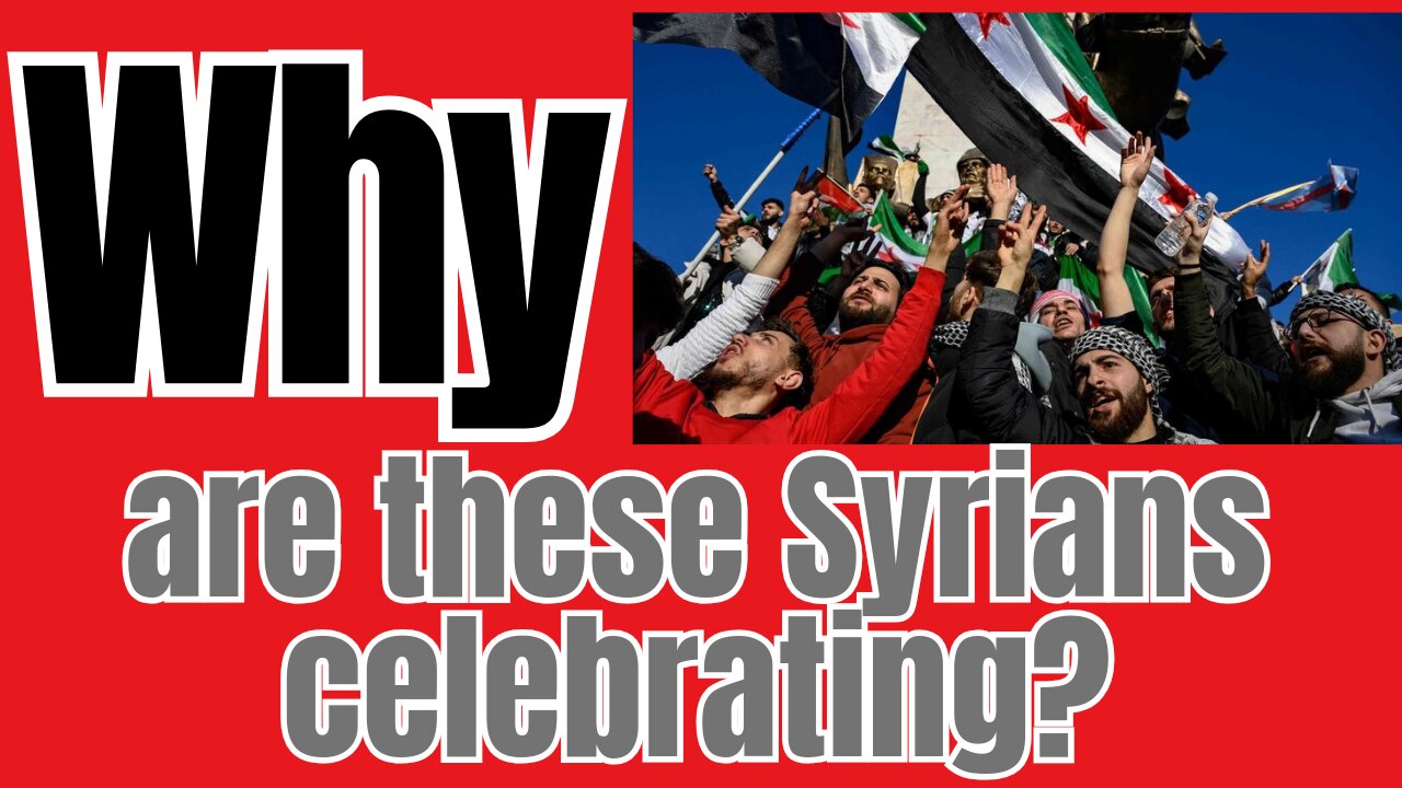 Syrians celebrating for a country that is 'lost'!?