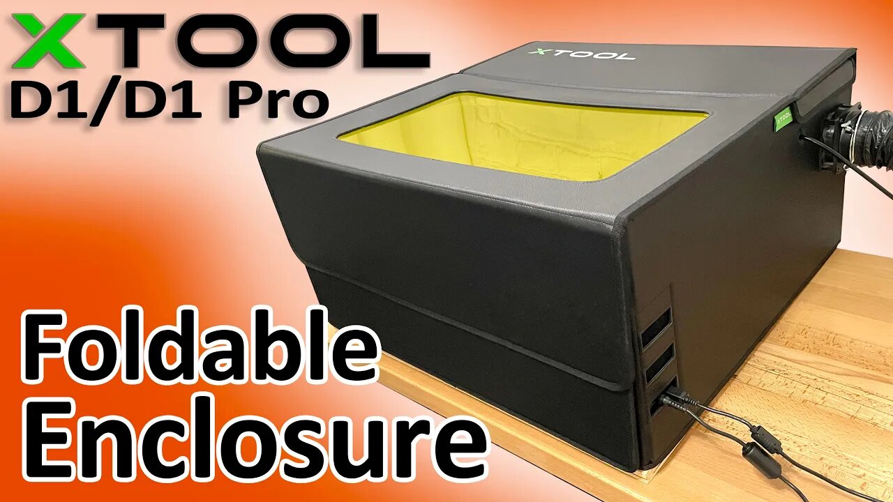 xTool D1/ D1 Pro Enclosure | Portable and Foldable | Fire Proof