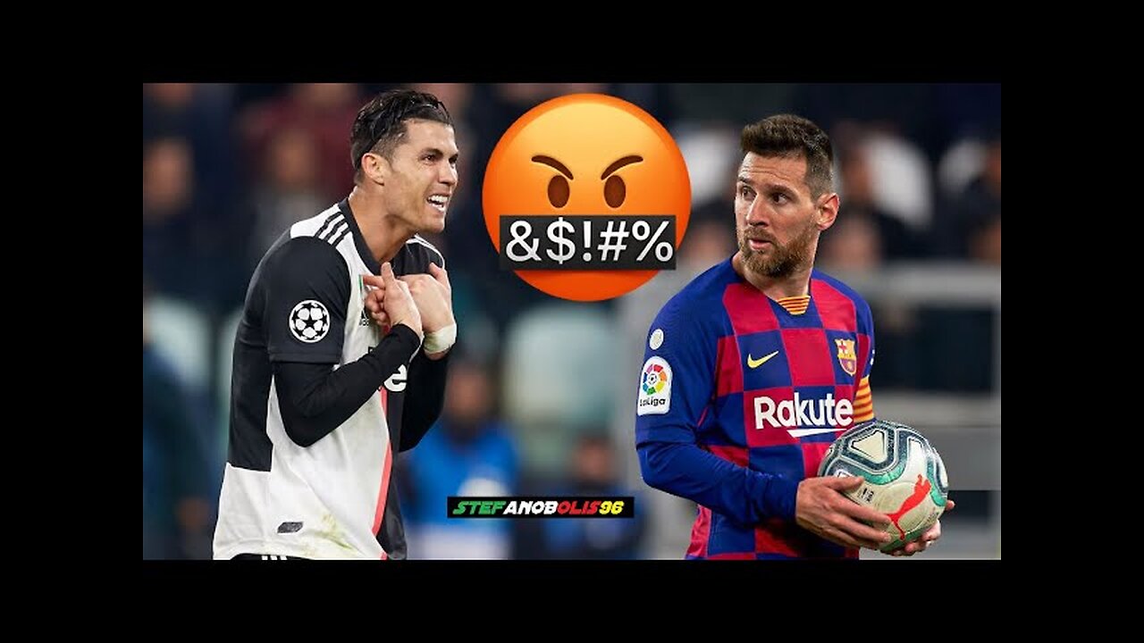 Cristiano Ronaldo Vs Lionel Messi | Top 5 Fights\Angry Moments Ever | AllinOneCreation