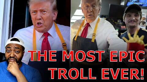 MSNBC COPES AND SEETHES Over Trump Working The Fries At McDonald's While TROLLING Kamala Harris!