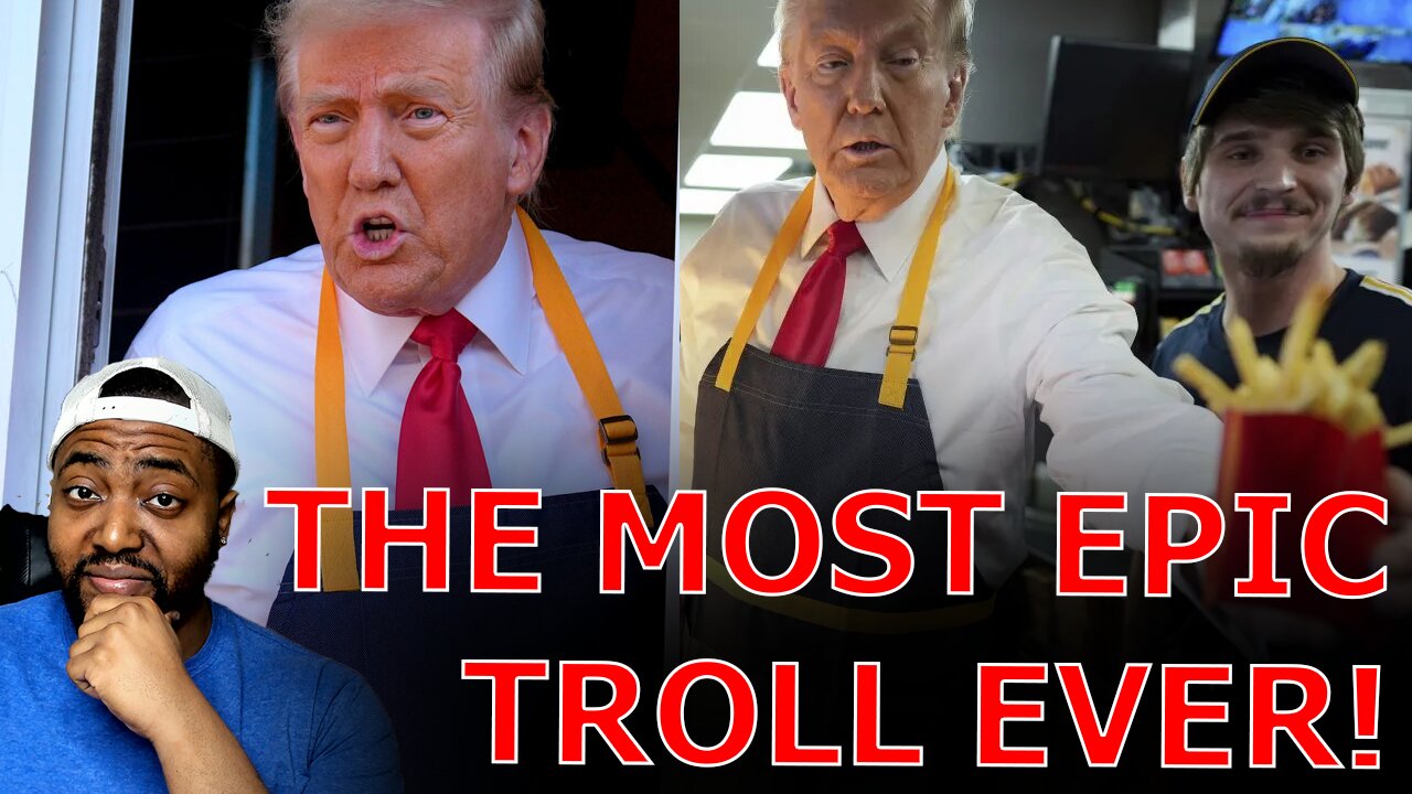 MSNBC COPES AND SEETHES Over Trump Working The Fries At McDonald's While TROLLING Kamala Harris!