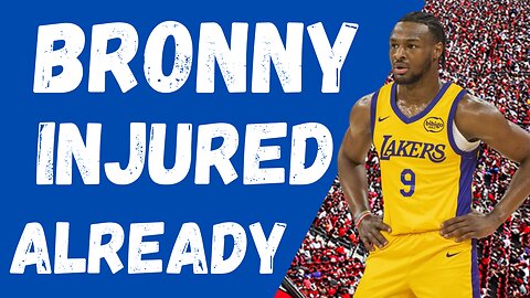 Bronny Injured Already & Missing Games, Elevated Sports Talk
