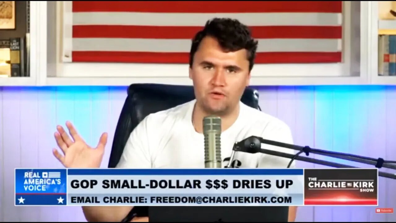 Charlie Kirk Thinks Trumpists Not Dumb Enough to Fall for Fundraising Cringe