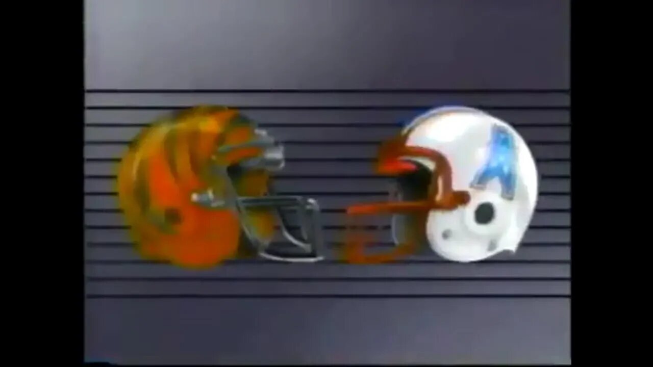 1989-11-13 Cincinatti Bengals vs Houston Oilers