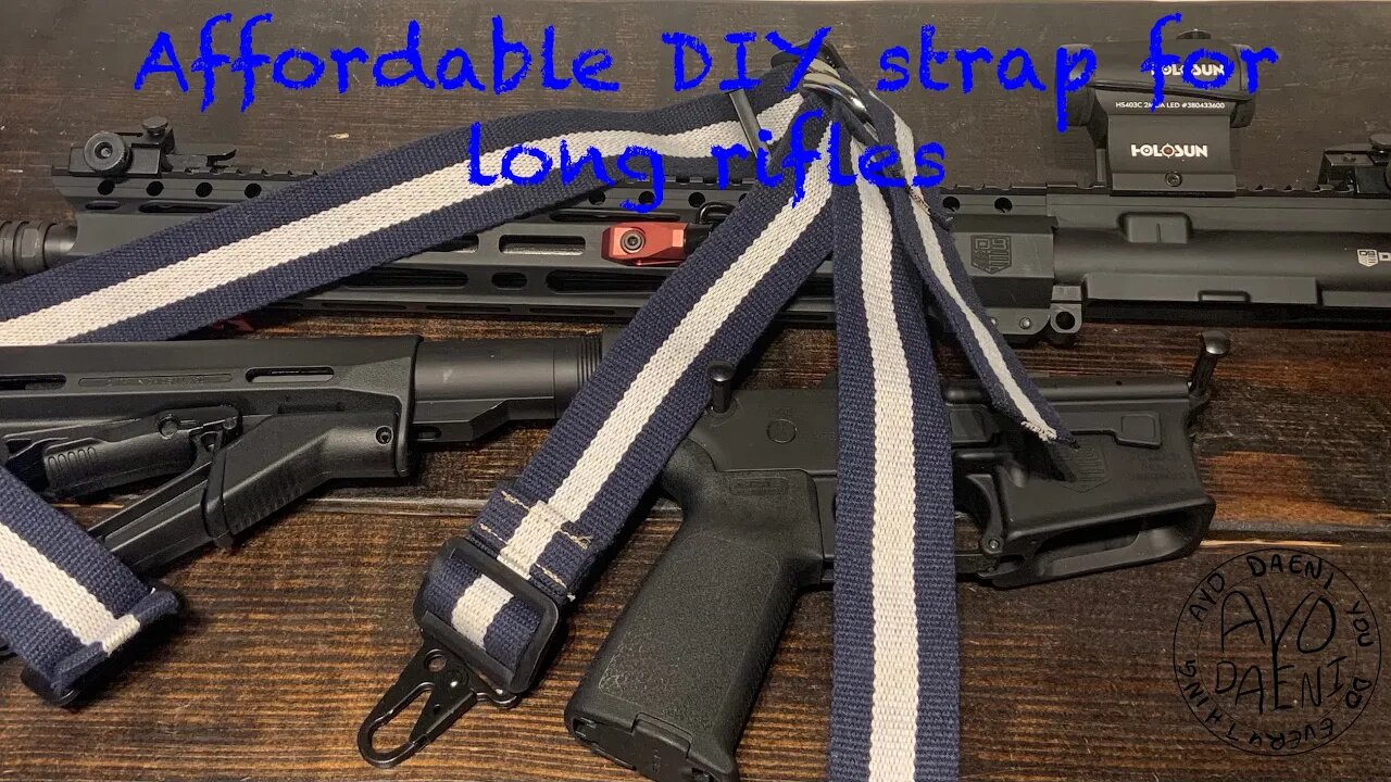 Affordable DIY straps for long guns | AYO! Daeni