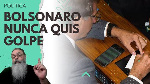 POLÍCIA FEDERAL conclui que BOLSONARO não PARTICIPOU de PLANEJAMENTO de GOLPE e REPUDIAVA essa IDÉIA