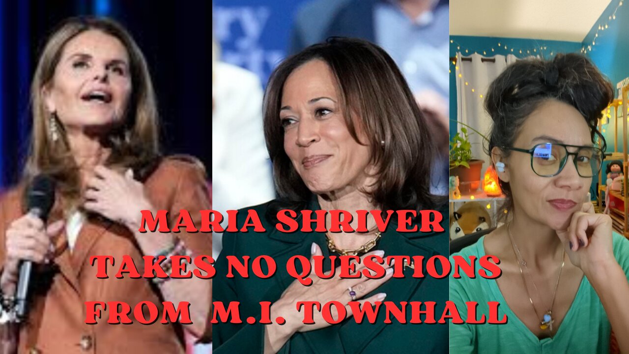 Maria Shriver gaslights Americans at a town hall meeting for Kamala Harris, in Michigan