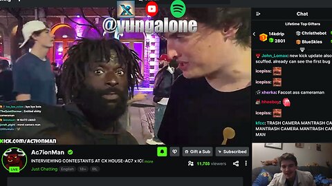 Yung Alone Reacts To Lil Uzi Vert on Ac7ionMan Live Stream