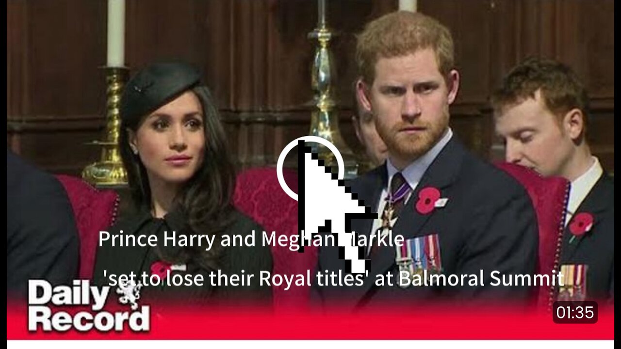 Watch now: How Prince Harry and Meghan Markle 'set to lose their Royal titles' at Balmoral...