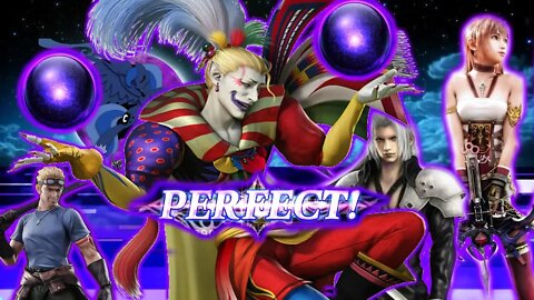 Kefka enters CRYSTAL ENCRUSTED CHELONIAN: PITCH 2 / Final Fantasy: Dissidia Opera Omnia