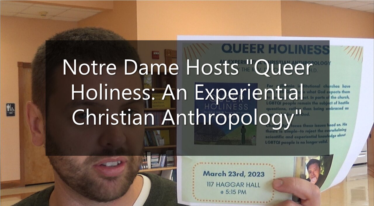 Notre Dame Hosts "Queer Holiness: An Experiential Christian Anthropology"