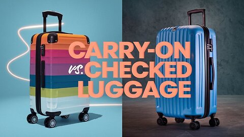 Carry-On vs. Checked Luggage: Which One is Best for Your Next Trip?