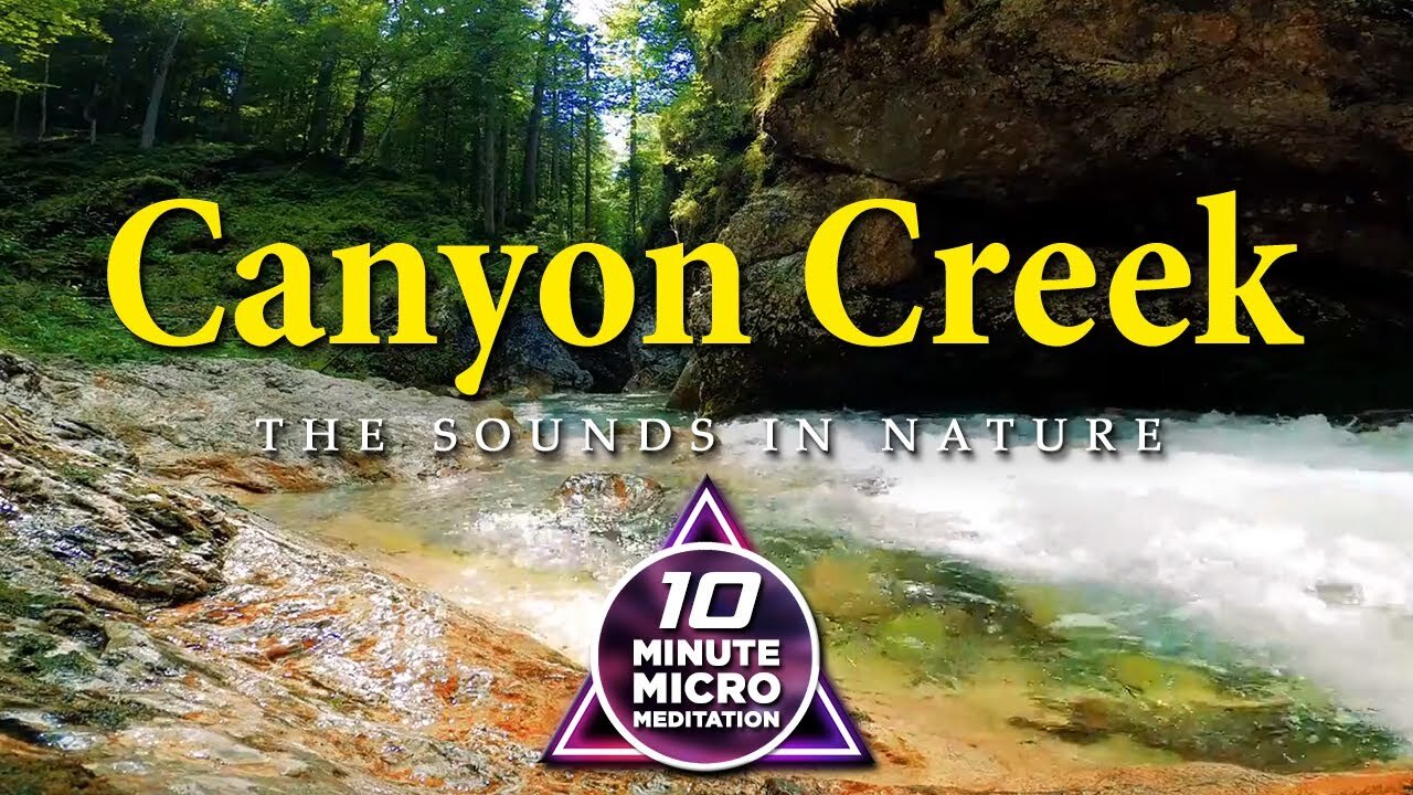 Canyon Creek - Calm your Mind, Body and Soul with a 10 Minute Micro Meditation