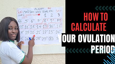 Easiest way to calculate your Ovulation period