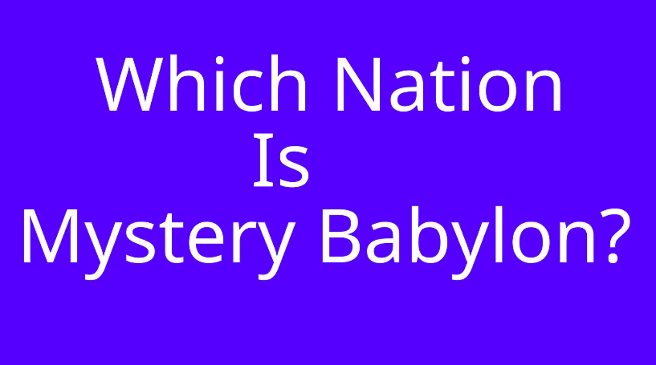 Who Is Mystery Babylon