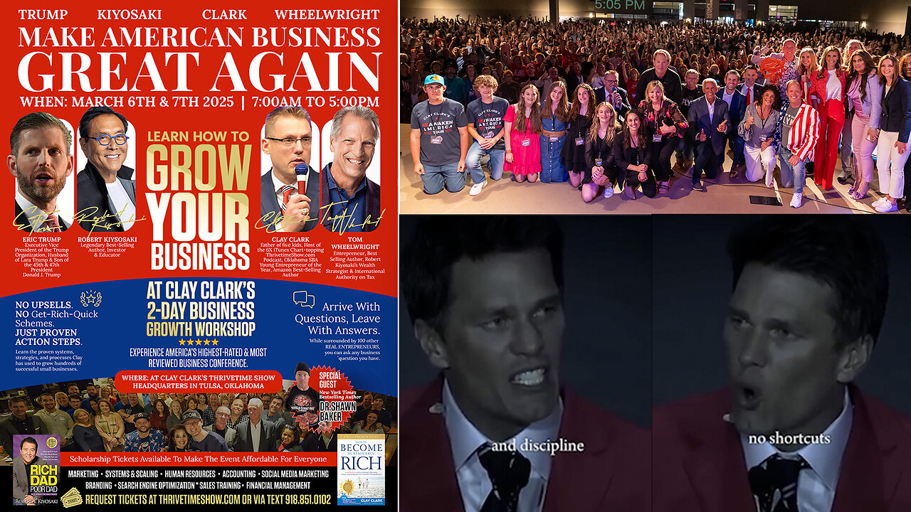 Best Business Podcast | Why Consistency is King, Why Drifting Is the Devil’s & How to Develop Daily Diligence & a Legendary Work Ethic + Join Eric Trump & Robert Kiyosaki At Clay Clark's March 6-7 2024 Business Workshop!