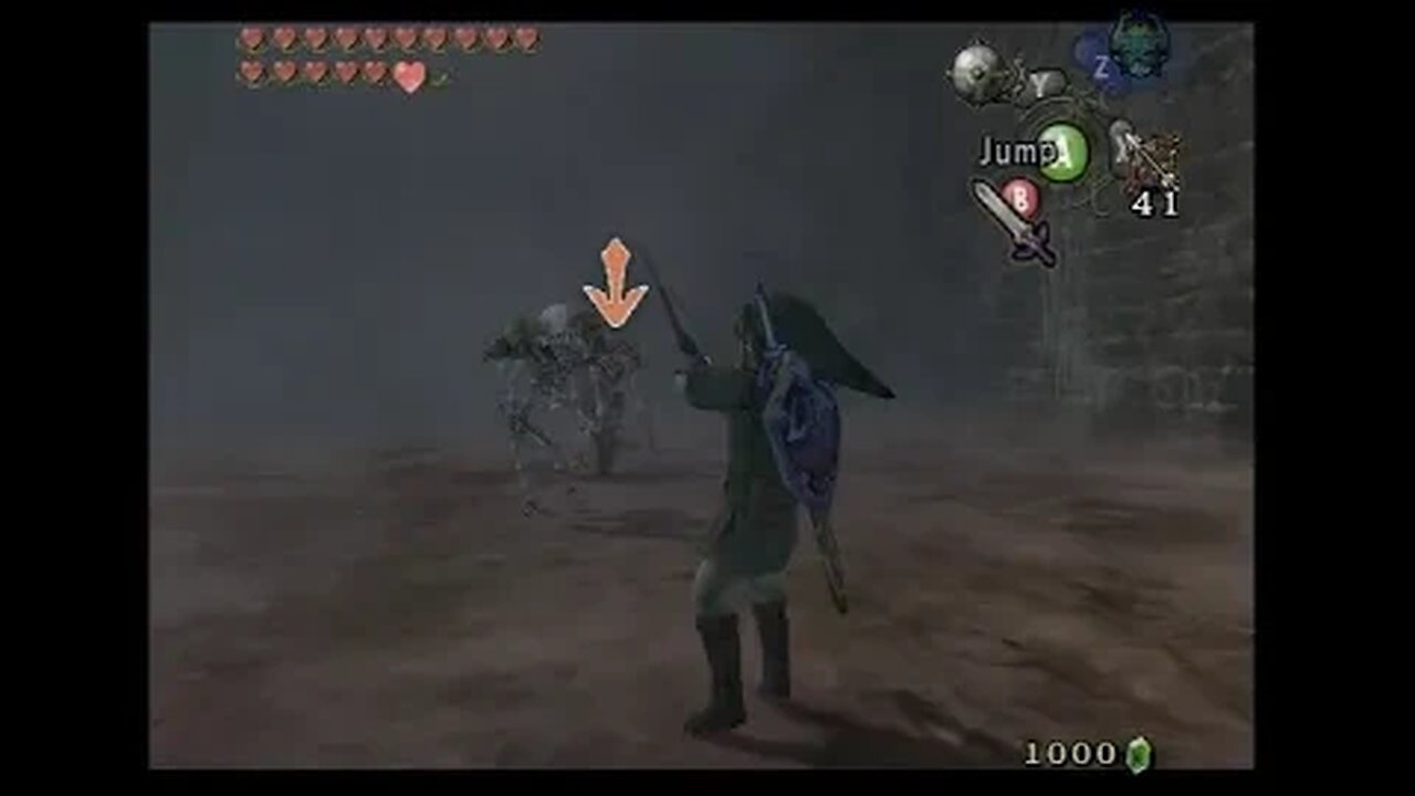 The Legend of Zelda Twilight Princess 100% GC #34 Cave of Ordeals (No Commentary)