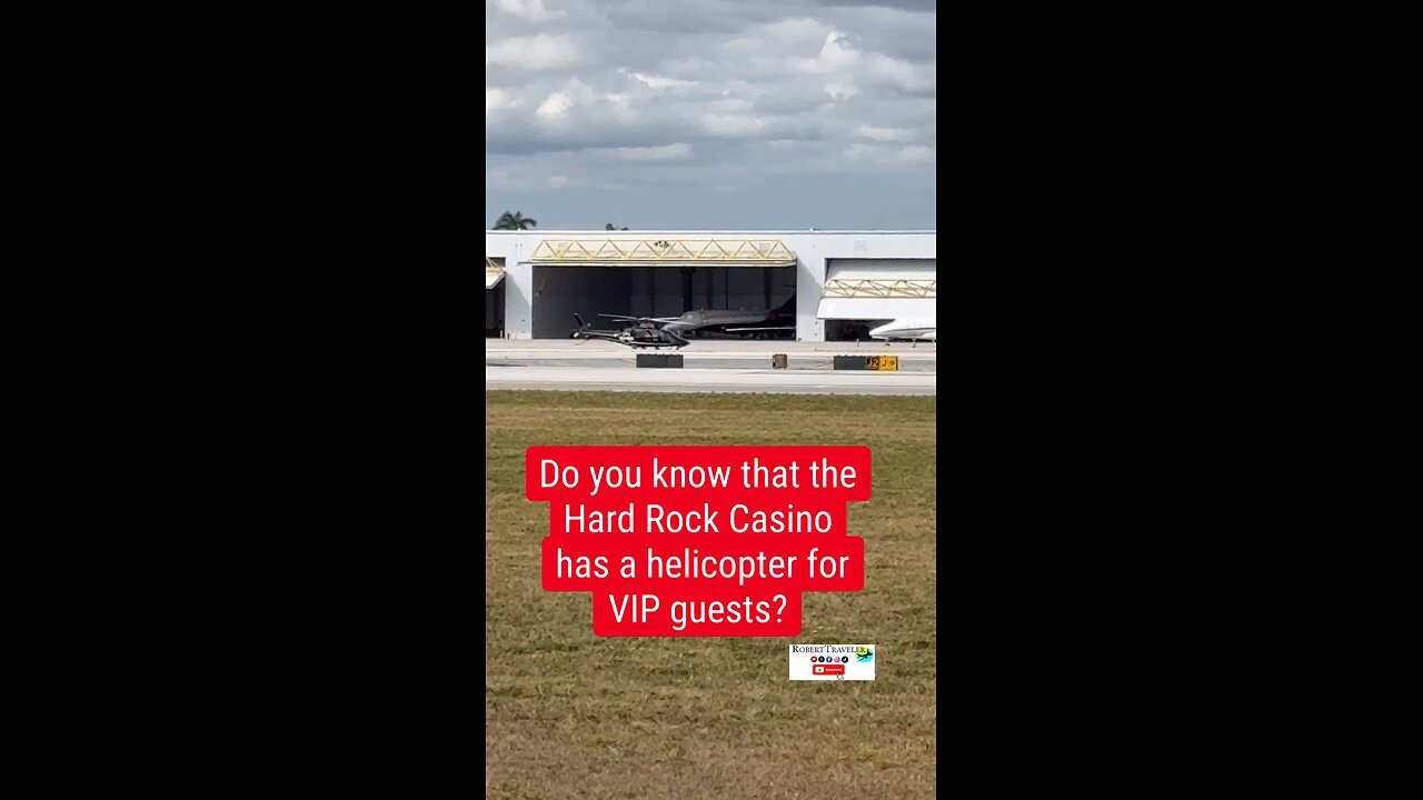 Do you know that the Hard Rock Casino has a helicopter for VIP guests?