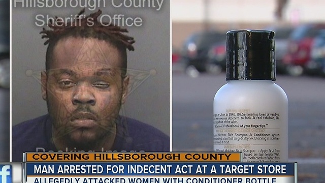 Man accused of squirting conditioner on women, pleasuring himself at Target