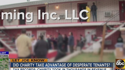 Let Joe Know: Did a charity take advantage of renters?