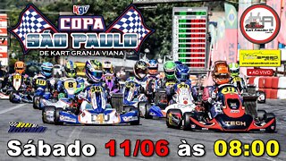 COPA SÃO PAULO DE KART KGV | 5ª Etapa 2022 | Ao Vivo