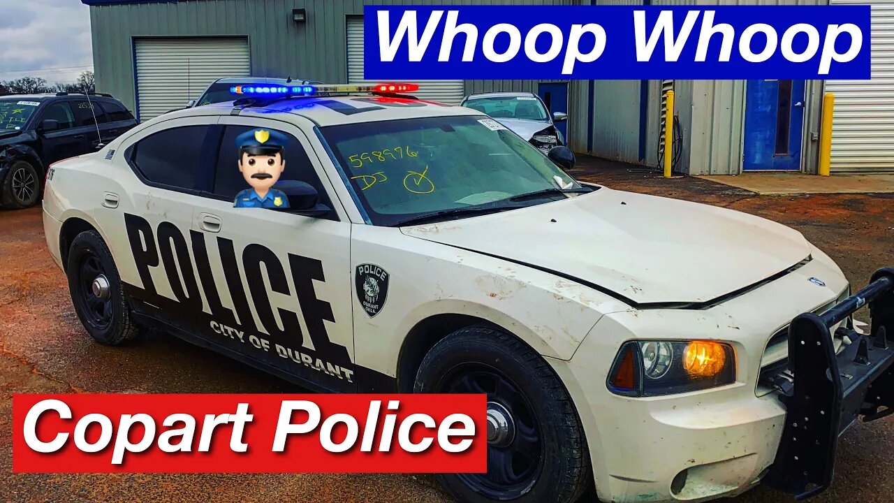 Copart Walk Around Fully Working Police Car at Auction!