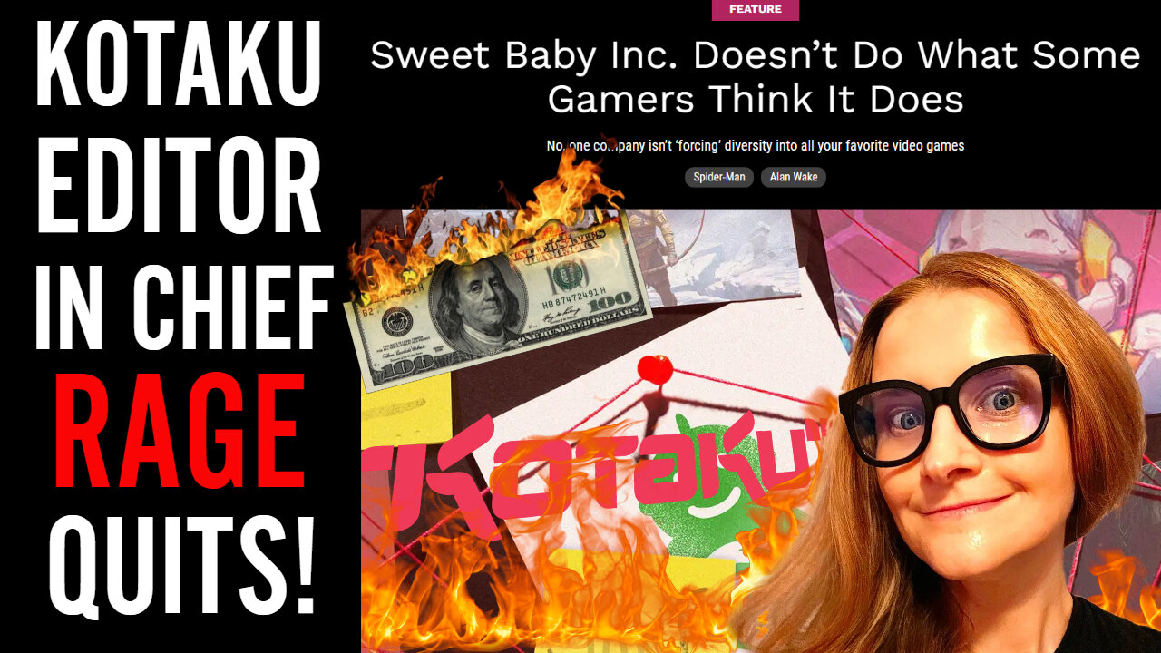 Kotaku EIC WALKS Out After Sweet Baby Backlash!! Games Journalists Are FREAKING Out!!