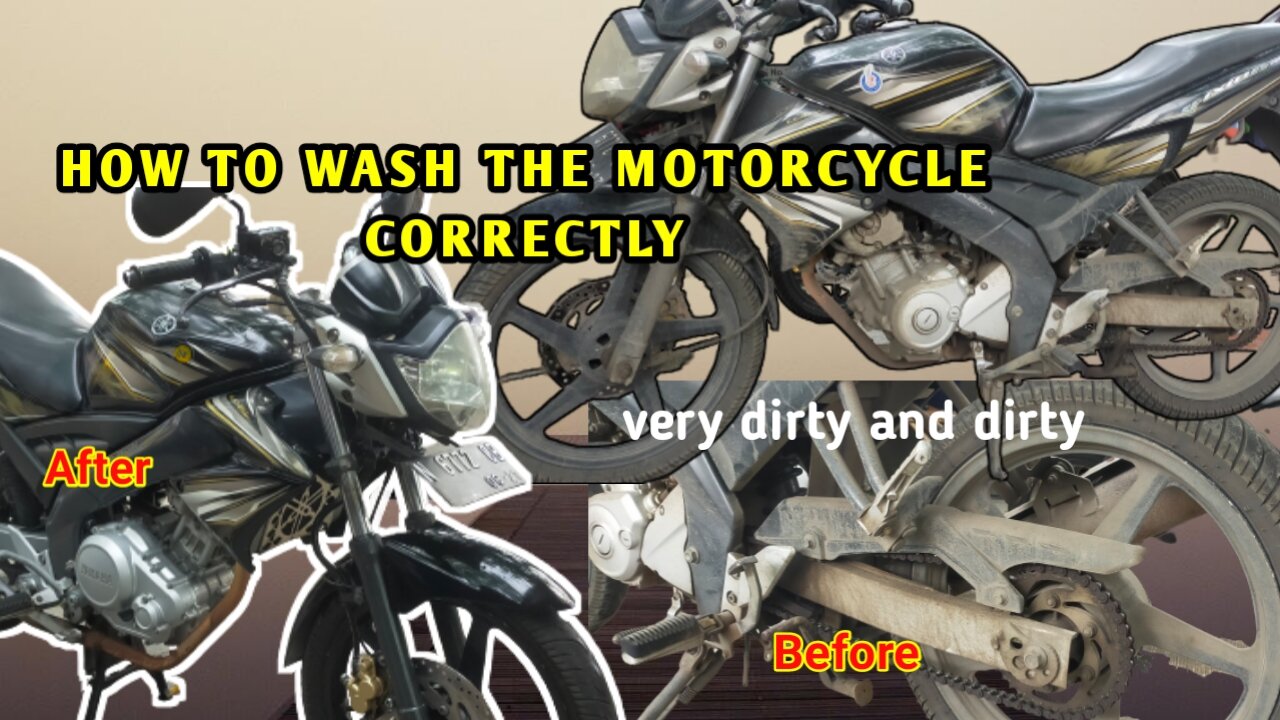 HOW TO WASH THE MOTOR CORRECTLY AND CORRECTLY