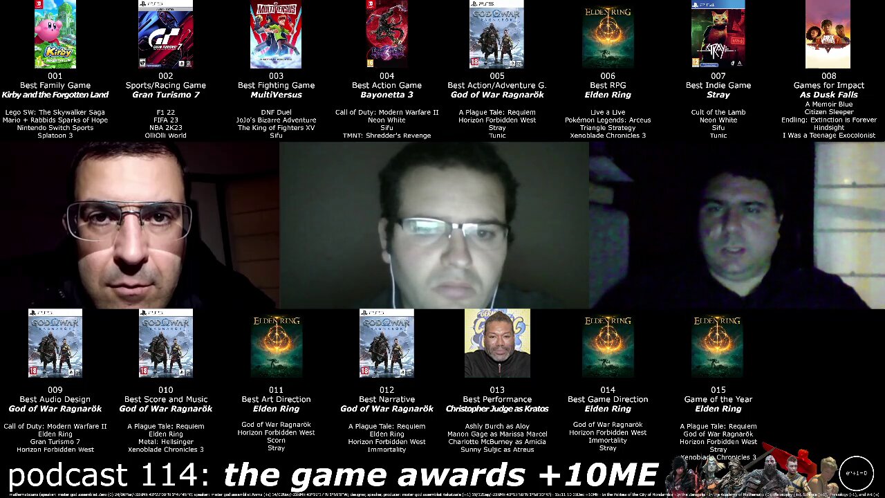 podcast 114: the game awards +10ME