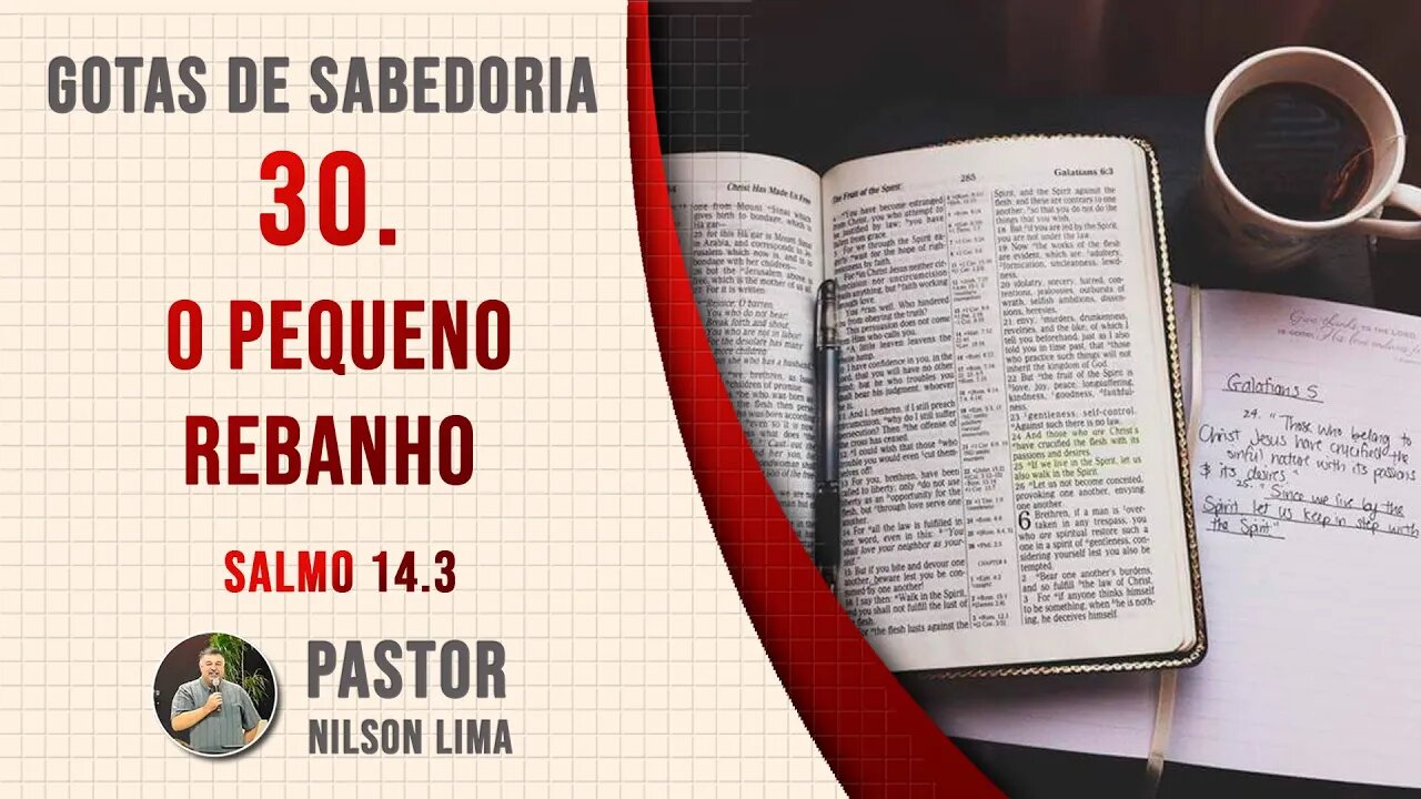 30. O pequeno rebanho - Salmo 14.3 - Pr. Nilson Lima