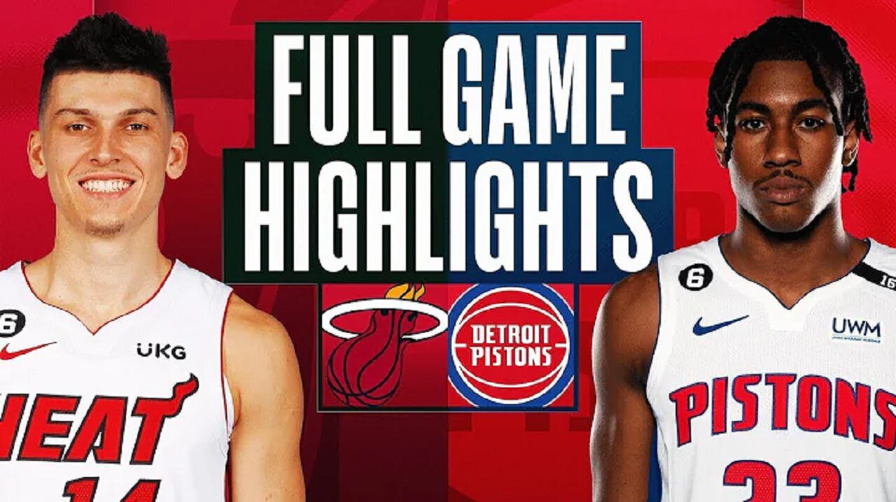 Miami Heat vs. Detroit Pistons Full Game Highlights | Apr 4 | 2022-2023 NBA Season