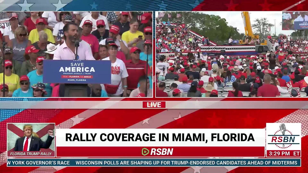 Donald Trump Jr. Speech: Save America Rally in Miami