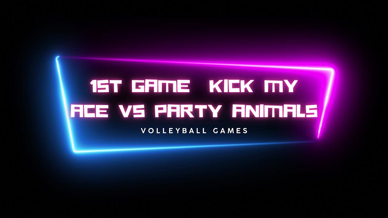 Volleyball game: 1st game Kick my Ace VS Party Animals