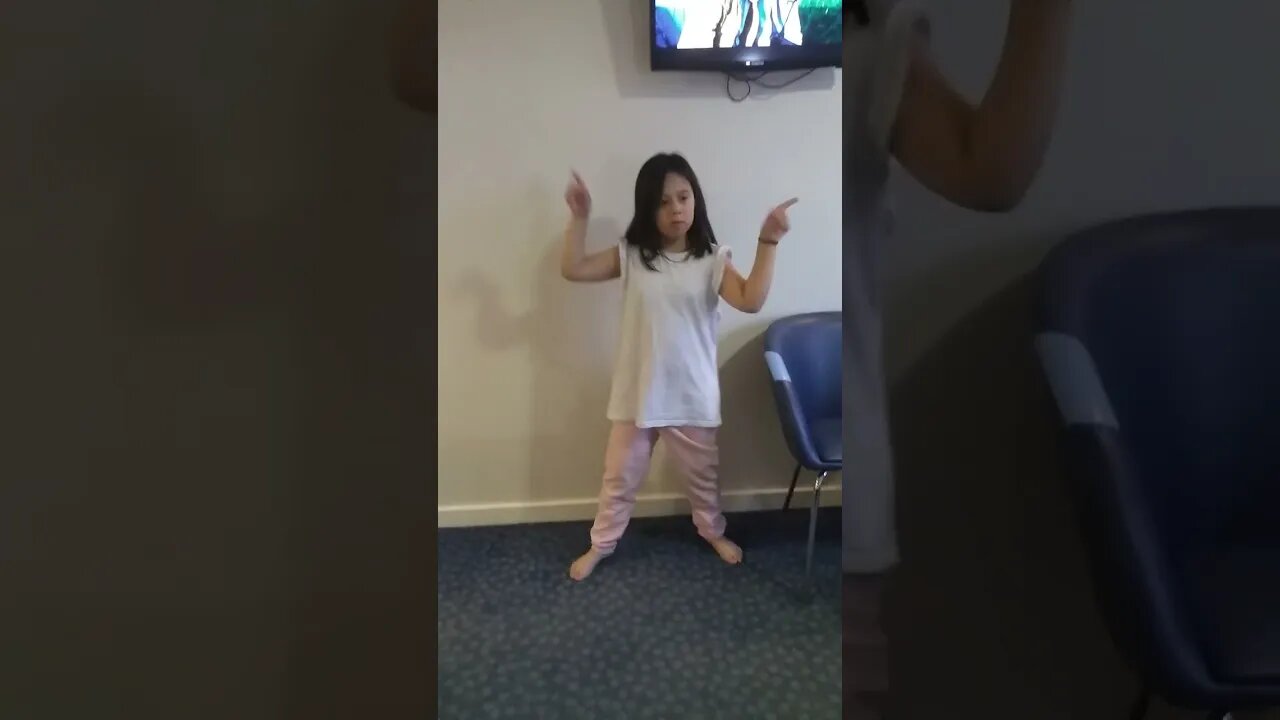 Just dance challenge with sweet baby girl