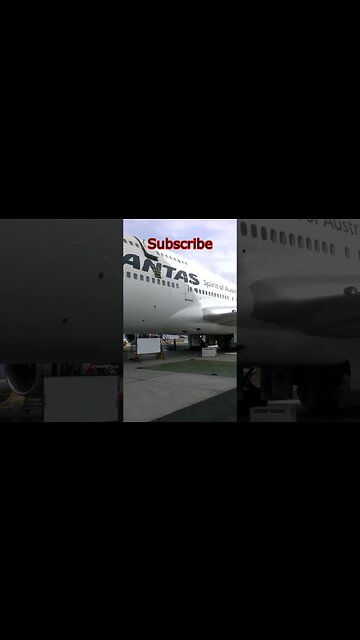 Largest Qantas #B747 Escape Slide Shooting #Aviation #AeroArduino
