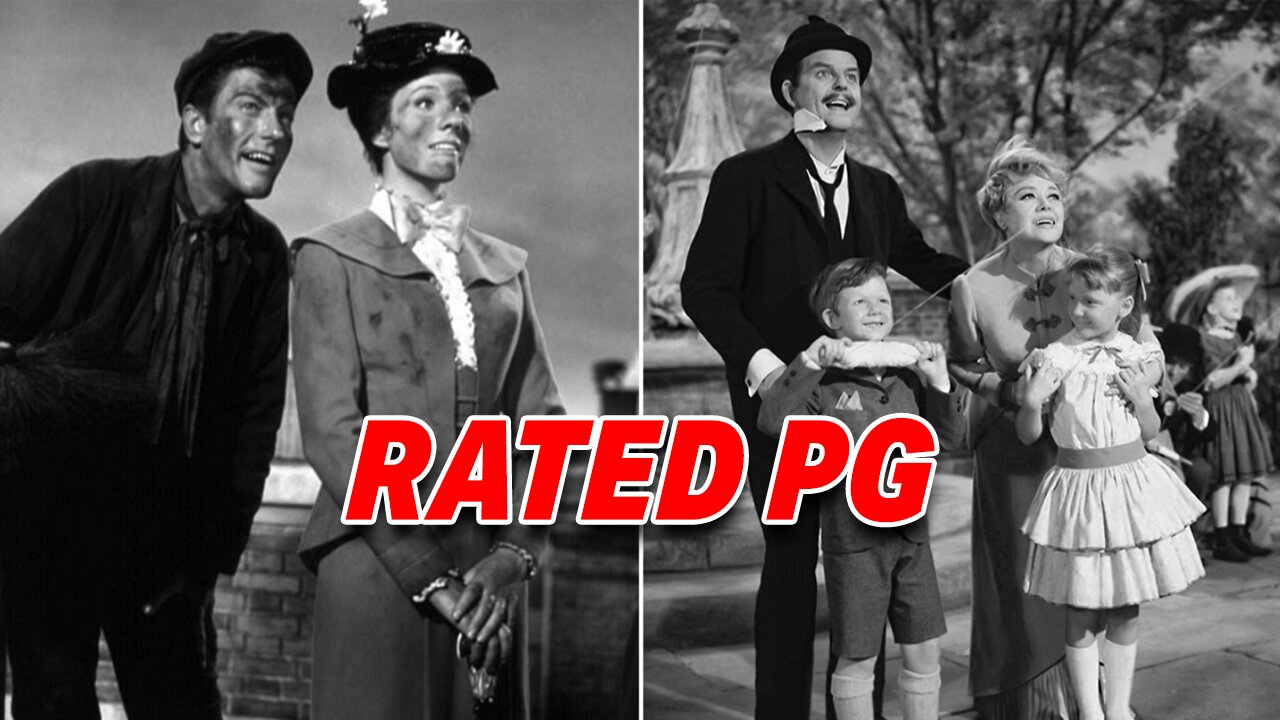 CLASSIC FILM "MARY POPPINS" FACES CONTROVERSY: BBFC DEEMS IT UNSUITABLE FOR CHILDREN ALONE