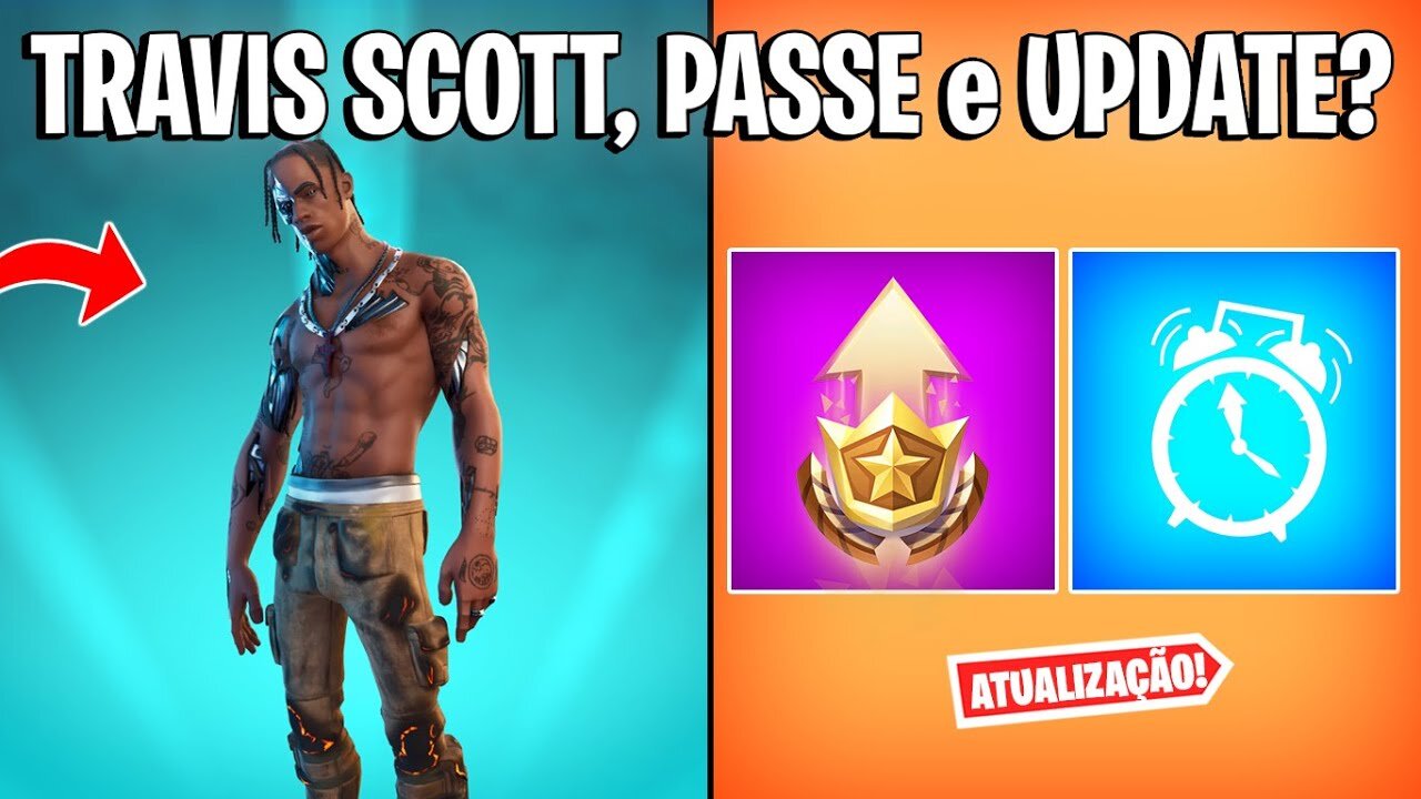 FORTNITE - UPDATE TRAVIS SCOTT, FILME e PASSE DE BATALHA?