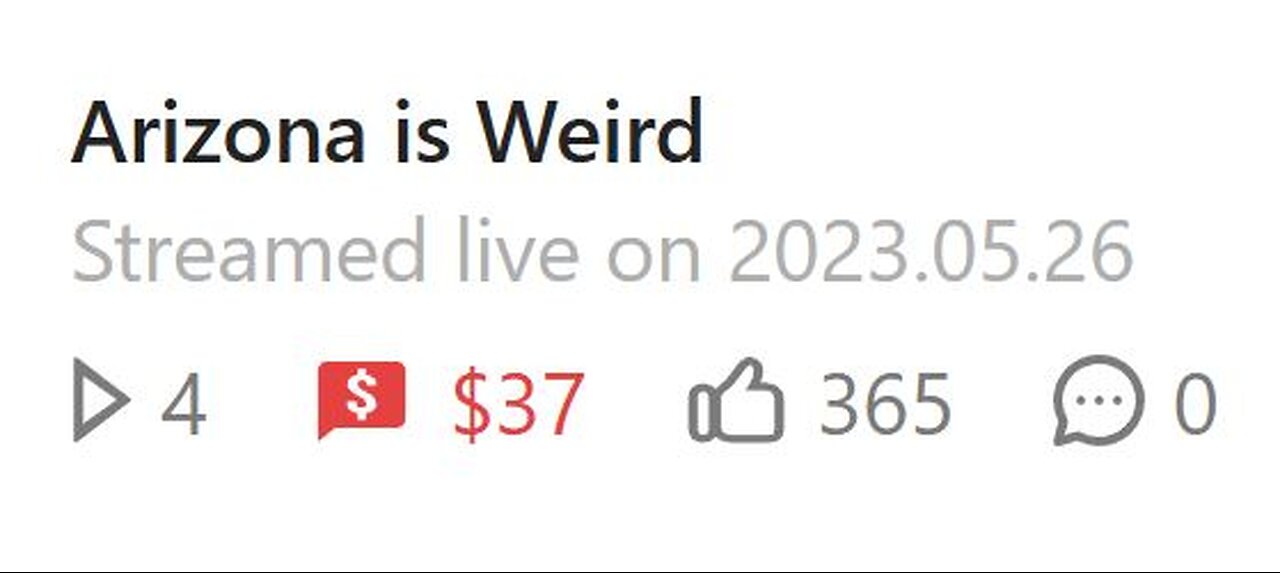 5-26-2023 The YouTube Underground "Arizona is Weird" AUDIO ONLY