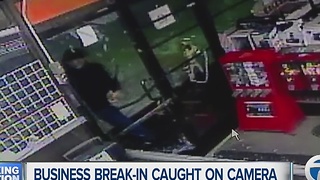 Business break-in caught on camera