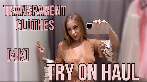 Transparent Lingerie and Clothes _See-Through Try On Haul _ Try-On Haul At The Mall