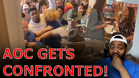 AOC RUNS AWAY After Getting CONFRONTED By LibsOfTikTok As Liberal Extremists STORM Tennessee Capitol