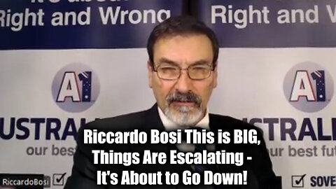 Riccardo Bosi BIG intel - This Is BIG, Things Are Escalating - It's About To Go Down - 8/5/24..