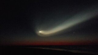 Crew-2 2nd Stage Twilight Phenomenon FULL RES - Video 2