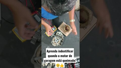 Como saber quando o estator do motor de garagem está queimado!