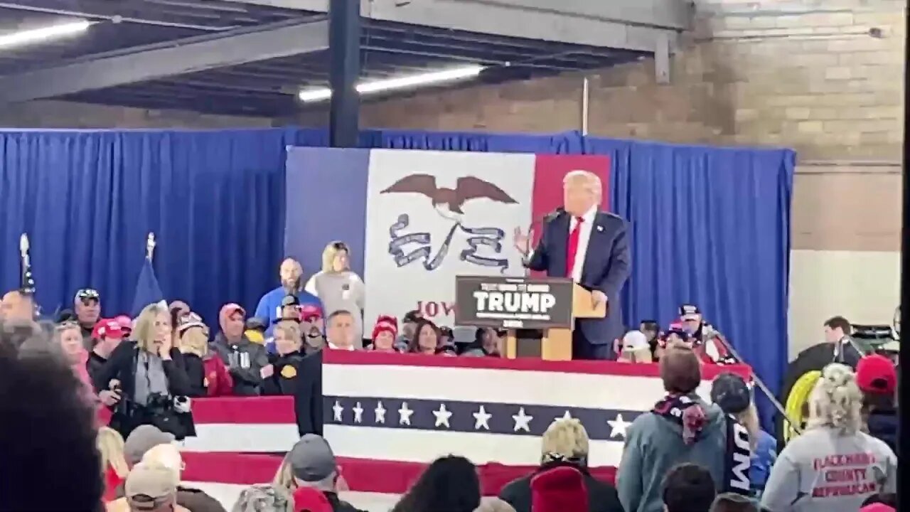 Trump IOWA Event LIVE