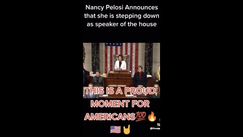 Nancy Pelosi Announces that she is Stepping Down as speaker of the house, Can it be true?!?!?!